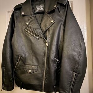 Levi's Classic Black Leather Jacket